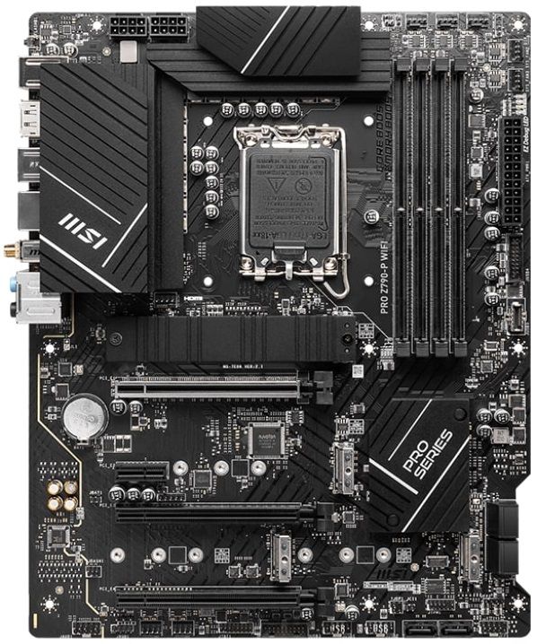 MSI Материнcька плата PRO Z790-P WIFI s1700 Z790 4xDDR5 HDMI DP WiFi BT ATX
