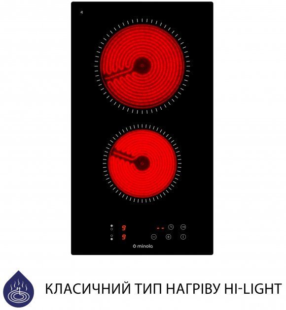 Варильна поверхня електрична Domino MINOLA MVH 3031 KBL