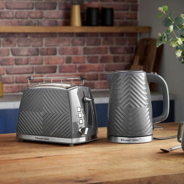 Тостер RUSSELL HOBBS Groove 2S Grey 26392-56