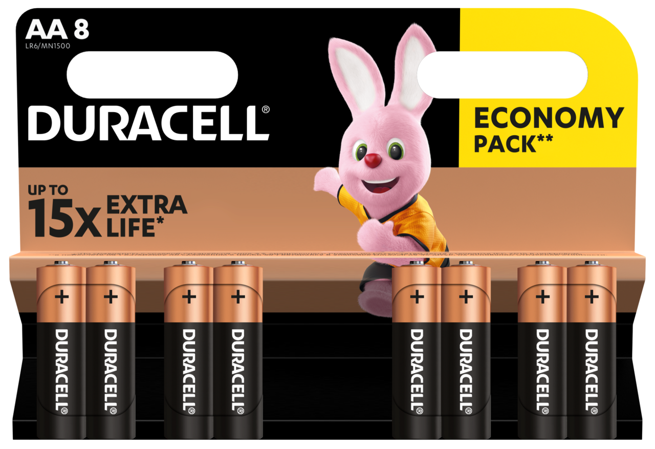 Батарейка Duracell LR06 MN1500 1x8 шт.