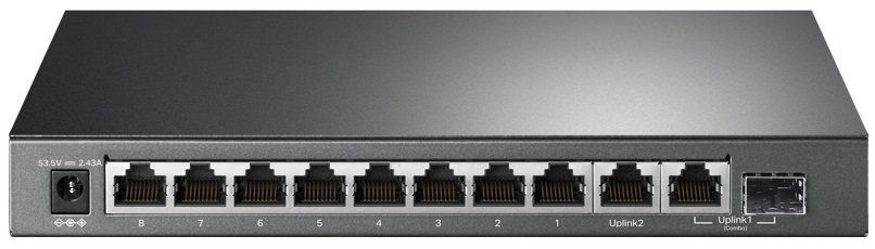 TP-Link Комутатор TL-SG1210MP 8xGE/PoE+ 123W 1xGE 1xcomboGE/SFP