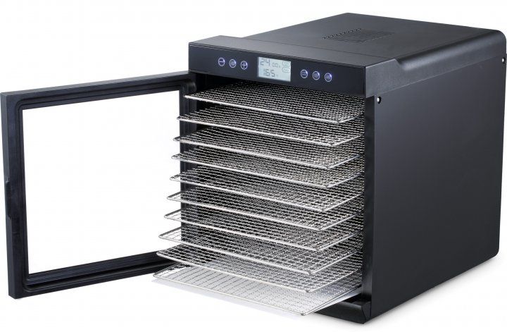 Сушарка для овочів і фруктів WetAir WFD-K700BSS з металевими лотками