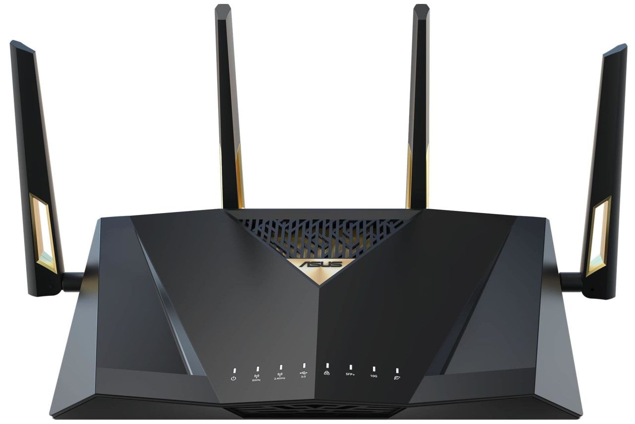 ASUS Маршрутизатор RT-BE88U BE7200 4xGE LAN, 3x2.5GE WAN, 1x2.5GE WAN/LAN. 1x10GE WAN/LAN, 1xSFP+, 1xUSB3.2, MESH