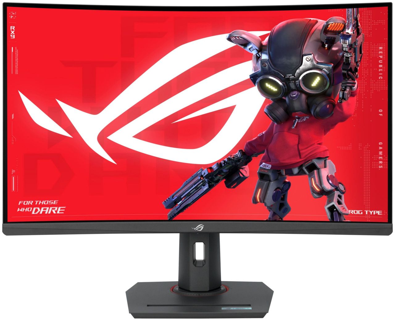 ASUS Монітор 31.5" ROG Strix XG32WCMS HDMI, DP, USB-C, Audio, VA, 2560x1440, 280Hz, 1ms, sRGB 125%, CURVED, AdaptiveSync, HAS, HDR400