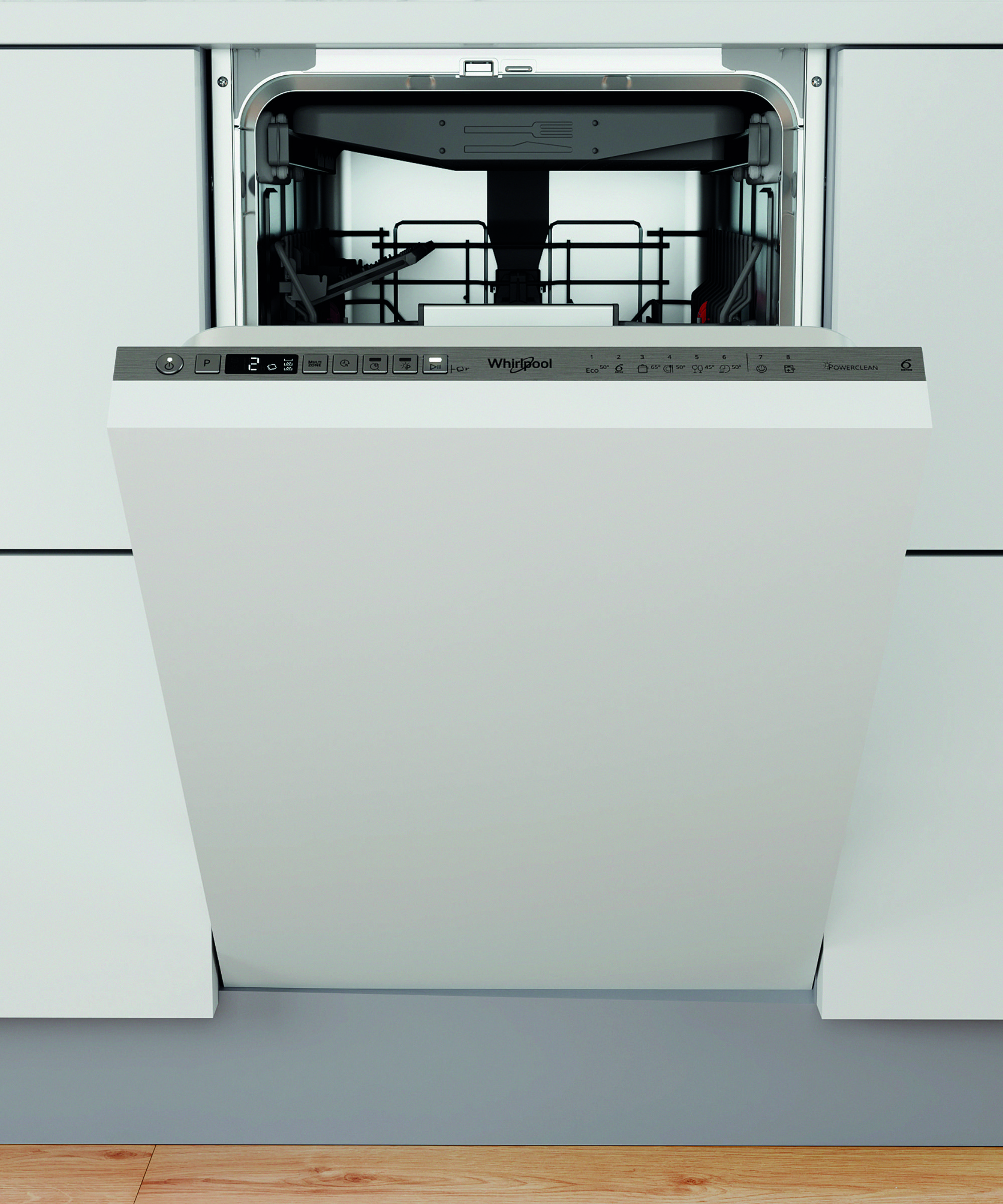 Вбудована посудомийна машина Whirlpool WSIO 3O34 PFE X