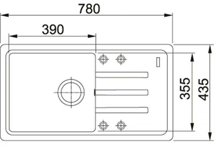 Кухонна мийка граніт FRANKE Malta BSG 611-78 (114.0575.041) сірий камінь