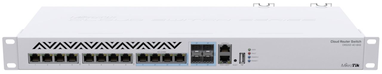 MikroTiK Комутатор CRS312-4C+8XG-RM MikroTiK Комутатор CRS312-4C+8XG-RM