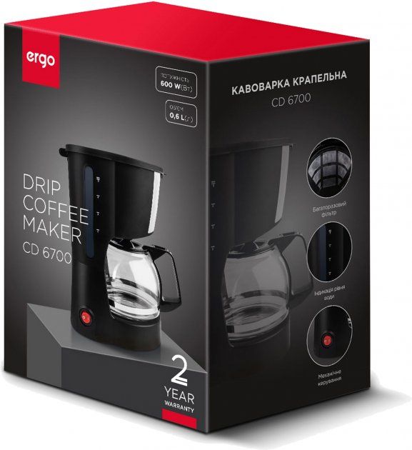 Крапельна кавоварка ERGO CD 6700