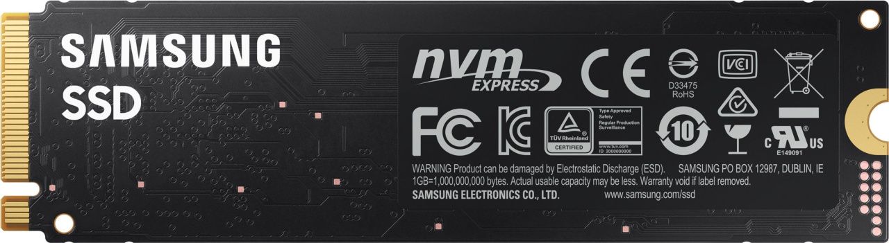 SSD накопичувач Samsung 980 EVO 500GB NVMe M.2 (MZ-V8V500BW)
