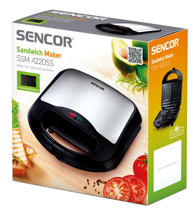 Бутербродниця Sencor SSM 4420SS