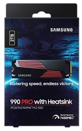 SSD накопичувач Samsung 2TB M.2 PCIe 4.0 NVMe (MZ-V9P2T0CW) with Heatsink