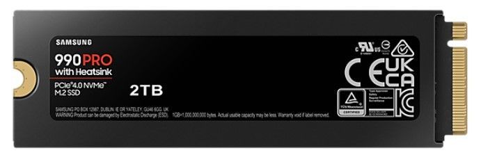 SSD накопичувач Samsung 2TB M.2 PCIe 4.0 NVMe (MZ-V9P2T0CW) with Heatsink