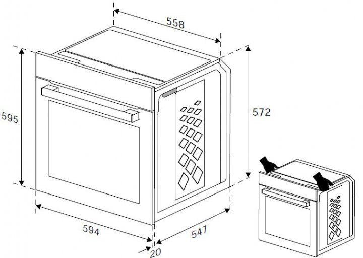 Духова шафа електрична Beko BBIE133002XD