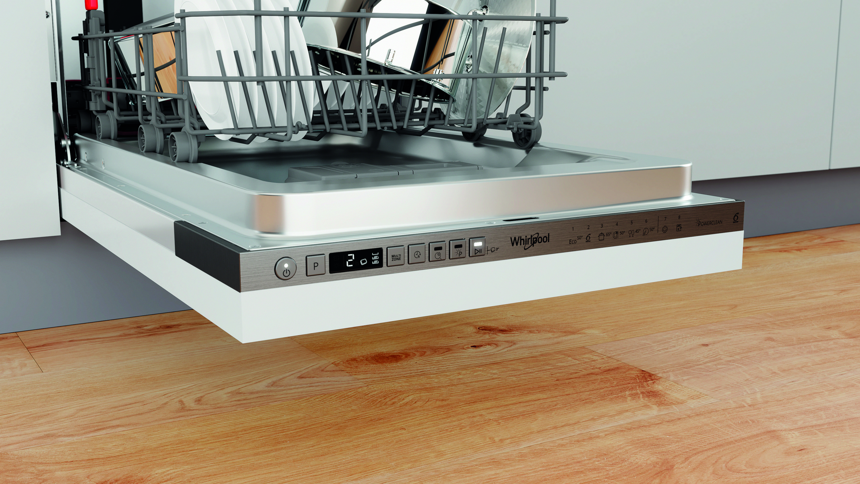 Вбудована посудомийна машина Whirlpool WSIO 3O34 PFE X