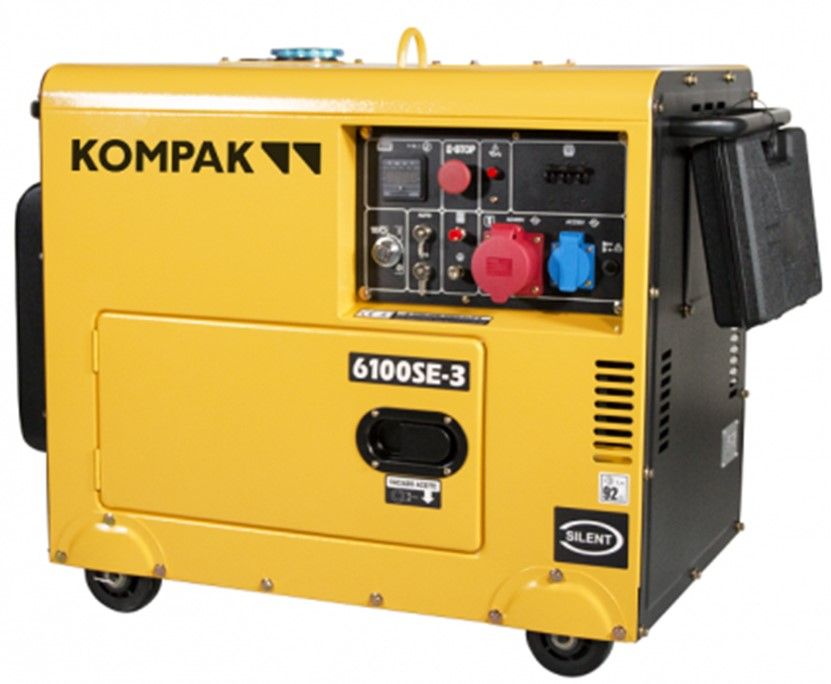 Генератор дизельний Kompak K6100SE 5000/5500 W