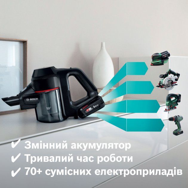 Акумуляторний пилосос Bosch Unlimited 7 BCS712XXL