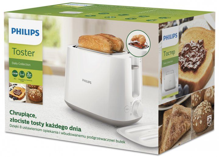Тостер PHILIPS Daily Collection HD2582/00