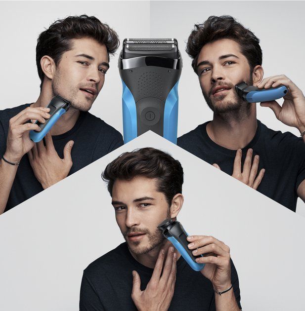 Електробритва-тример BRAUN Series 3 310BT Wet&Dry black/blue