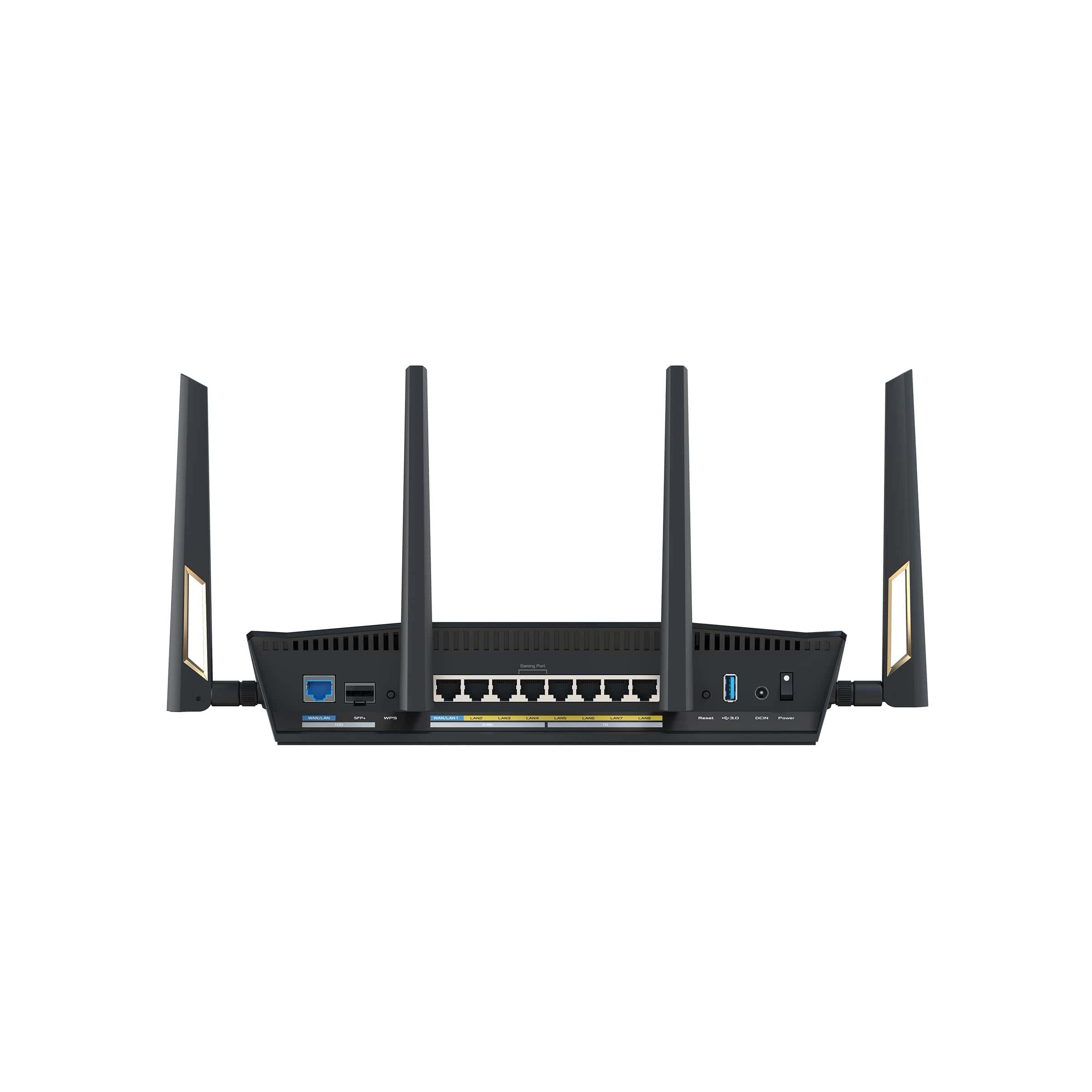 ASUS Маршрутизатор RT-BE88U BE7200 4xGE LAN, 3x2.5GE WAN, 1x2.5GE WAN/LAN. 1x10GE WAN/LAN, 1xSFP+, 1xUSB3.2, MESH