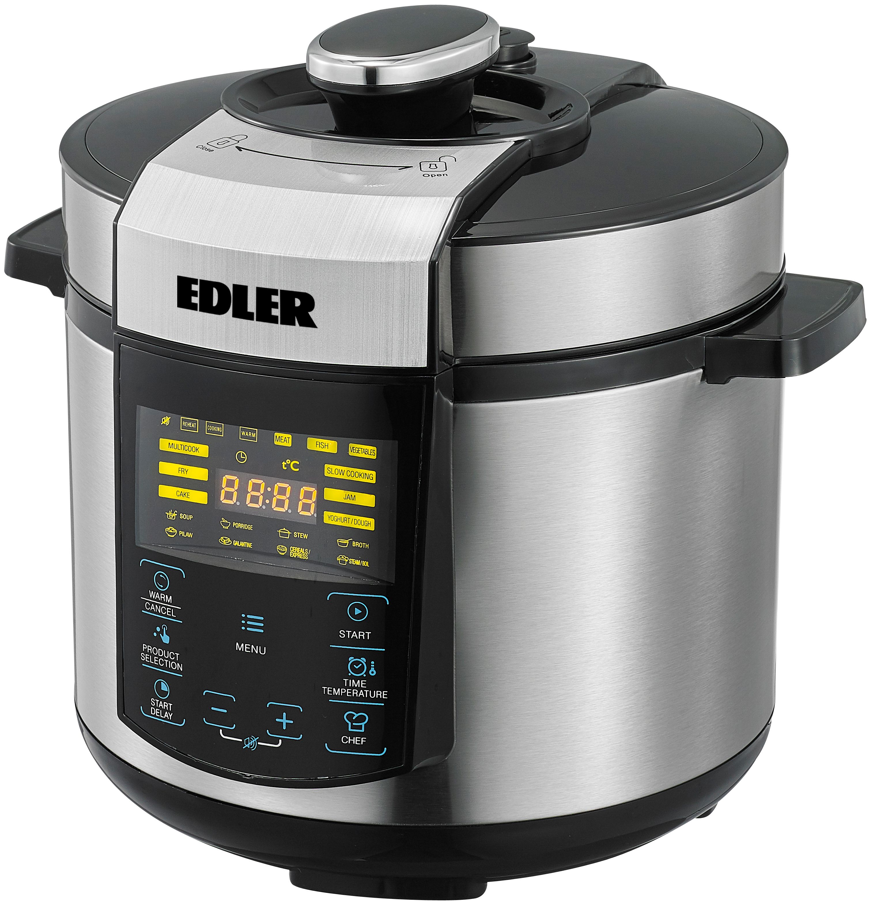 Мультиварка-скороварка EDLER ED-PC2007
