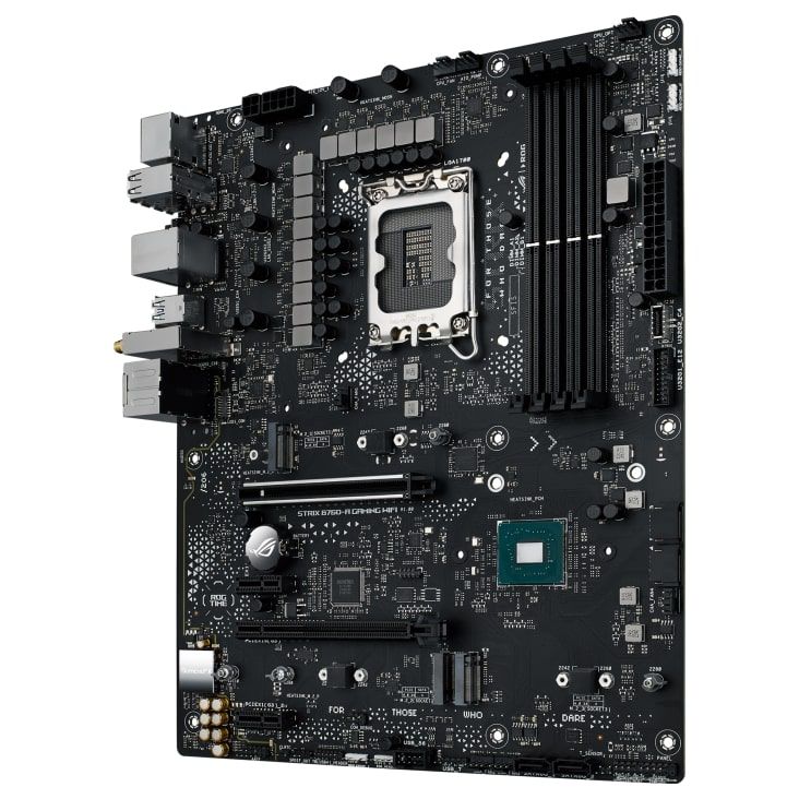 ASUS Материнcька плата ROG STRIX B760-A GAMING WIFI s1700 B760 4xDDR5 M.2 HDMI DP Wi-Fi BT ATX білий