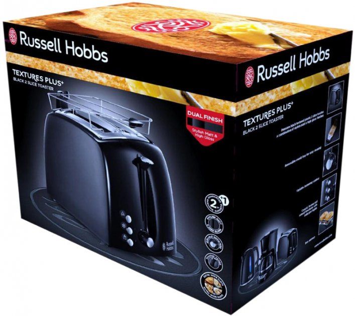 Тостер RUSSELL HOBBS Textures Plus 22601-56