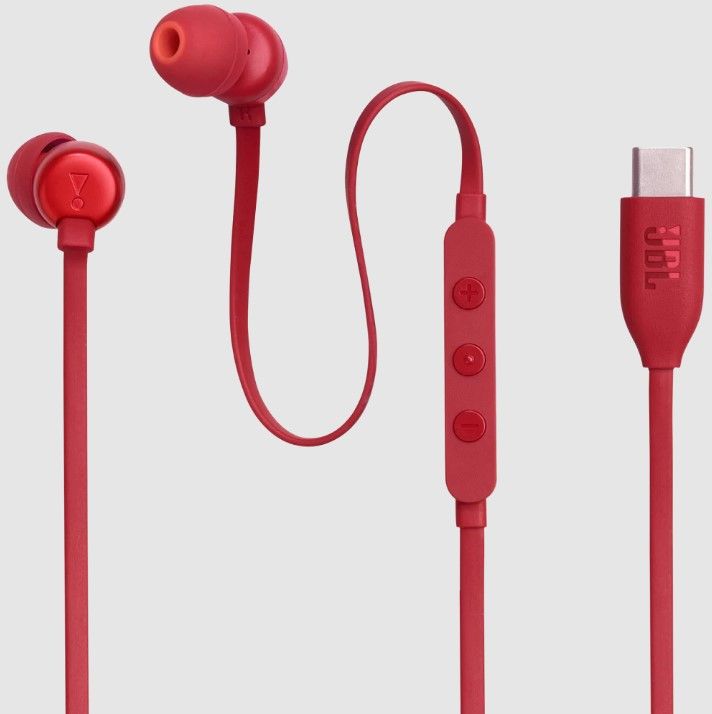 Гарнітура JBL TUNE 310C USB-C Red (JBLT310CRED)