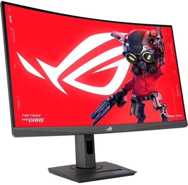 ASUS Монітор 27" ROG Strix XG27WCS HDMI, DP, USB-C, Audio, VA, 2560x1440, 180Hz, 1ms, sRGB 125%, CURVED, AdaptiveSync, HAS, HDR400