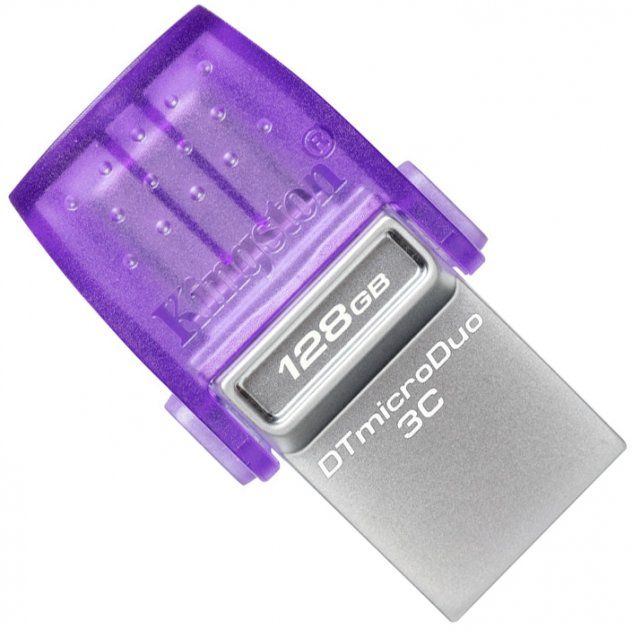 Флешка Kingston 128 GB DataTraveler microDuo 3C (DTDUO3CG3/128GB) Флешка Kingston 128 GB DataTraveler microDuo 3C (DTDUO3CG3/128GB)