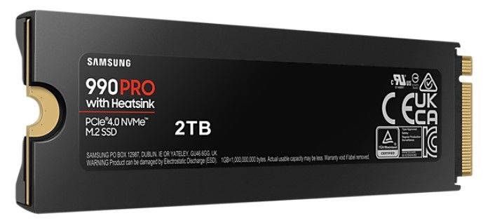 SSD накопичувач Samsung 2TB M.2 PCIe 4.0 NVMe (MZ-V9P2T0CW) with Heatsink