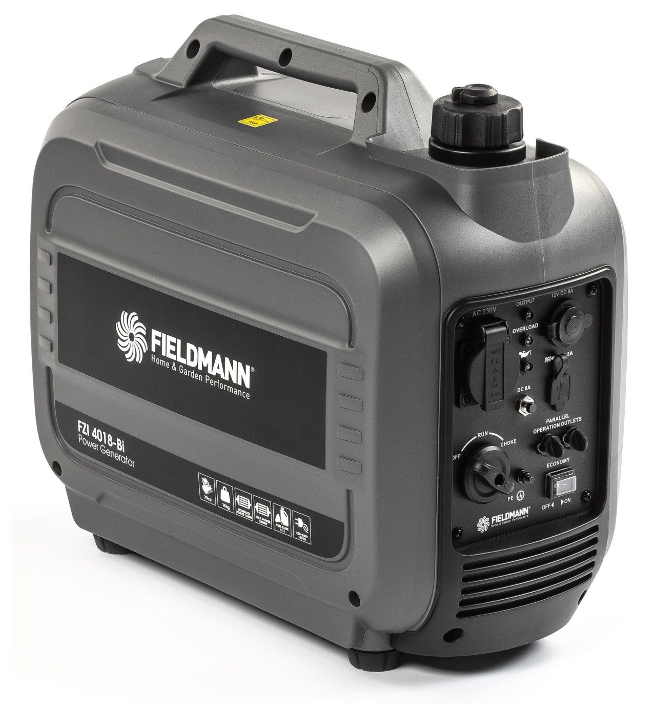 Інверторний генератор бензиновий Fieldmann FZI 4018-Bi 1.6/2.0 кВт