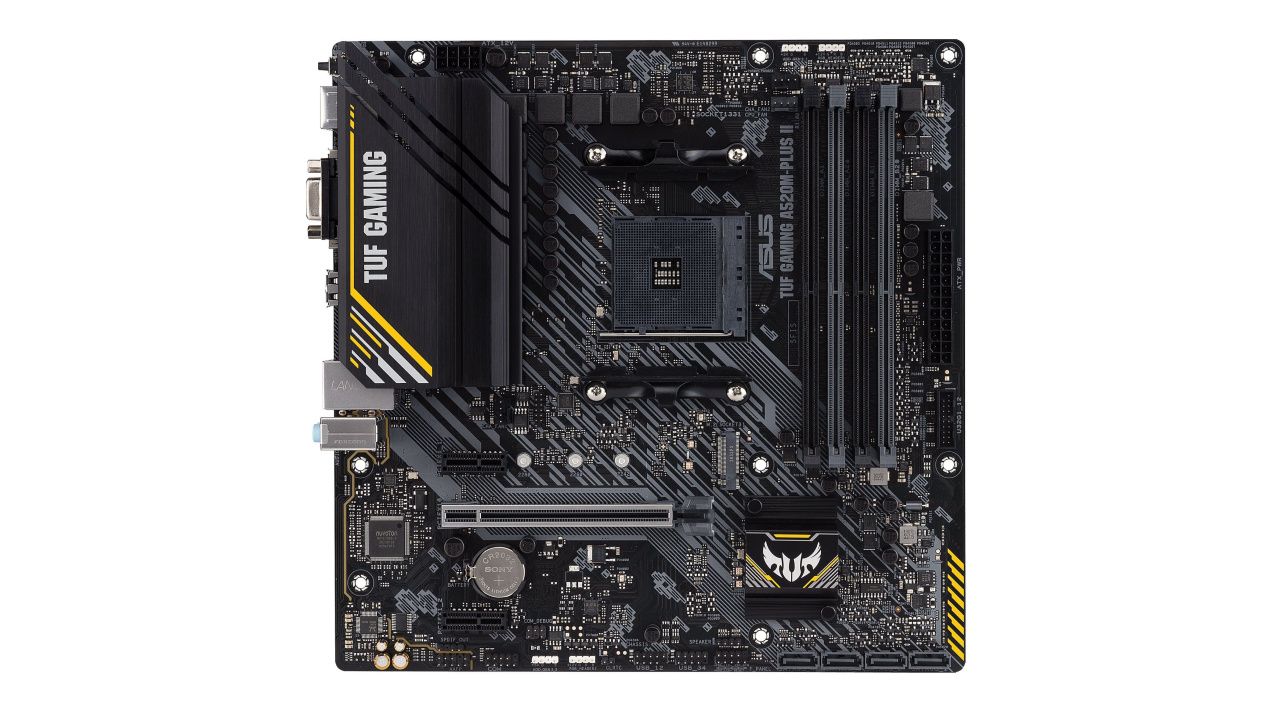 ASUS Материнcька плата TUF GAMING A520M-PLUS II sAM4 A520 4xDDR4 HDMI DVI D-Sub mATX