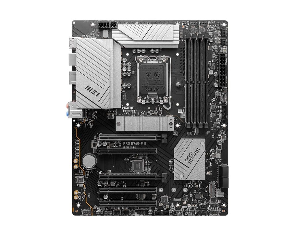 MSI Материнcька плата PRO B760-P II s1700 B760 4xDDR5 HDMI DP ATX