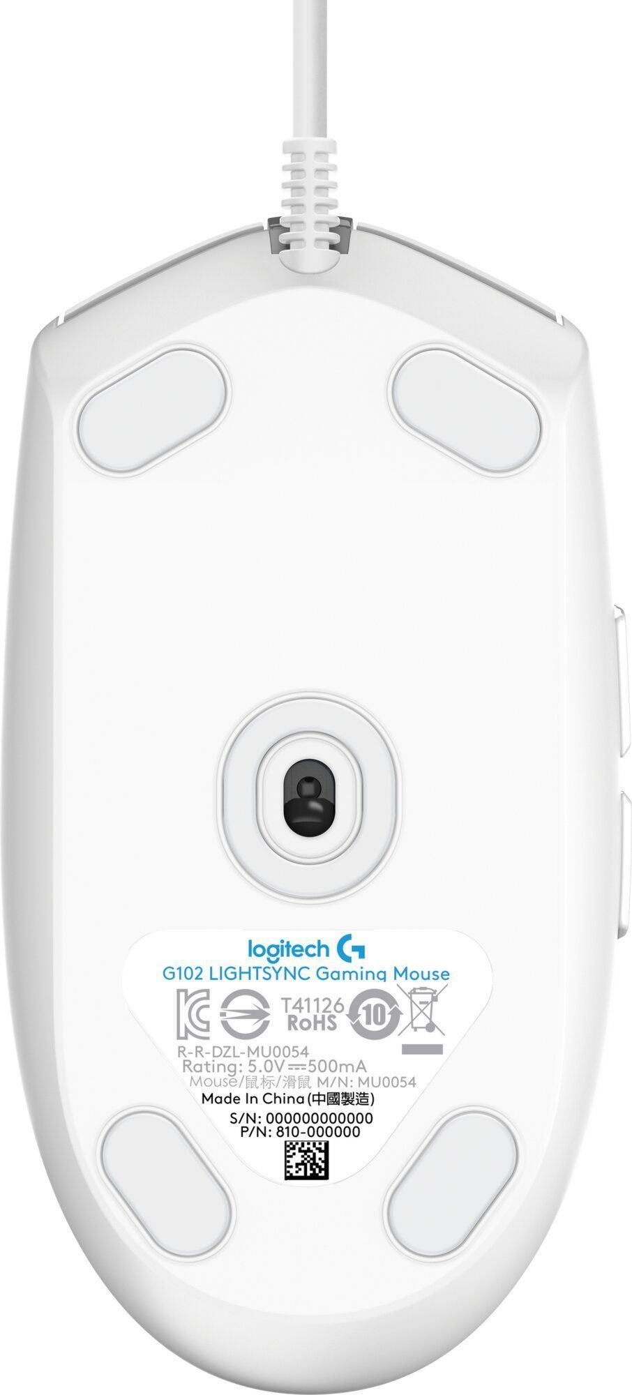 Миша Logitech G102 Lightsync (910-005823) White