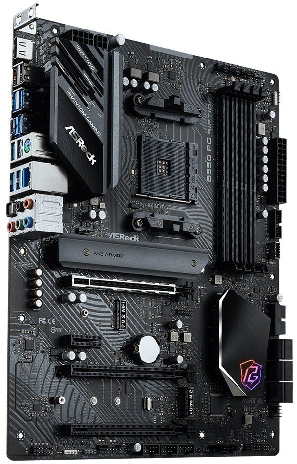 ASRock Материнcька плата B550 PG RIPTIDE sAM4 B550 4xDDR4 HDMI M.2 Type-C PDIF ATX