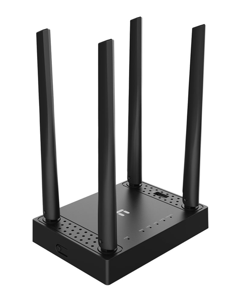 Netis Маршрутизатор N5 AC1200, 2xGE LAN, 1xGE WAN, 1xUSB 2.0 3G/4G, 4x зовнішн. ант.