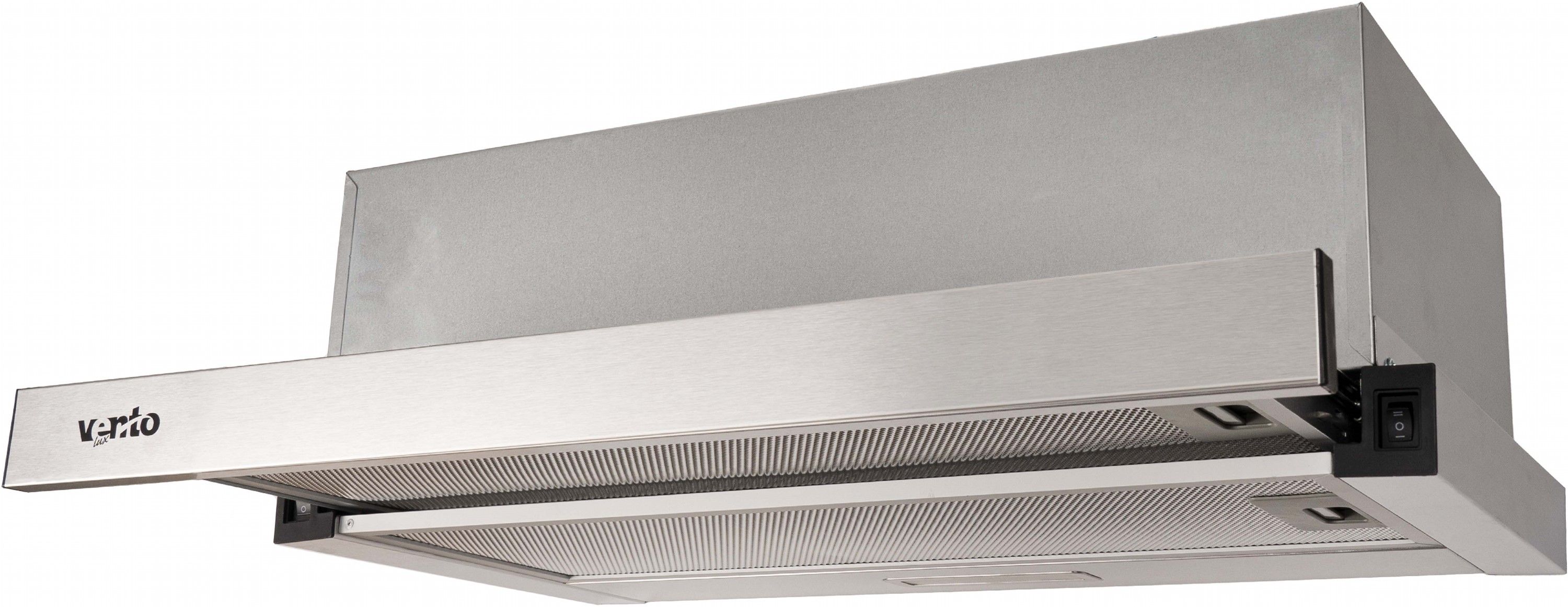 Витяжка VENTOLUX GARDA 60 INOX (700) LED 2S