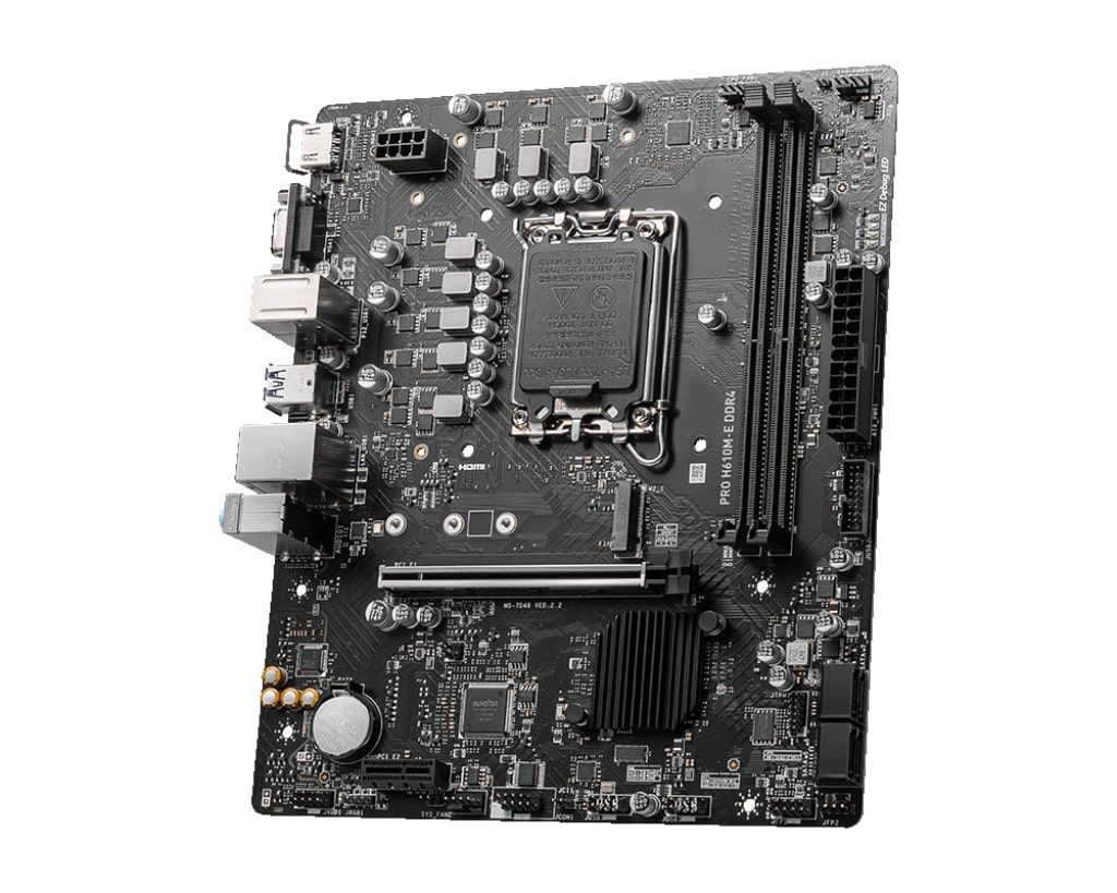 MSI Материнcька плата PRO H610M-E DDR4 s1700 H610 2xDDR4 M.2 HDMI D-Sub mATX