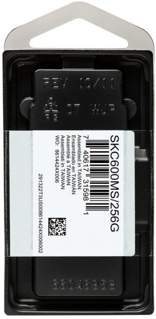Kingston SKC600[Накопичувач SSD mSATA 256GB SATA SKC600]