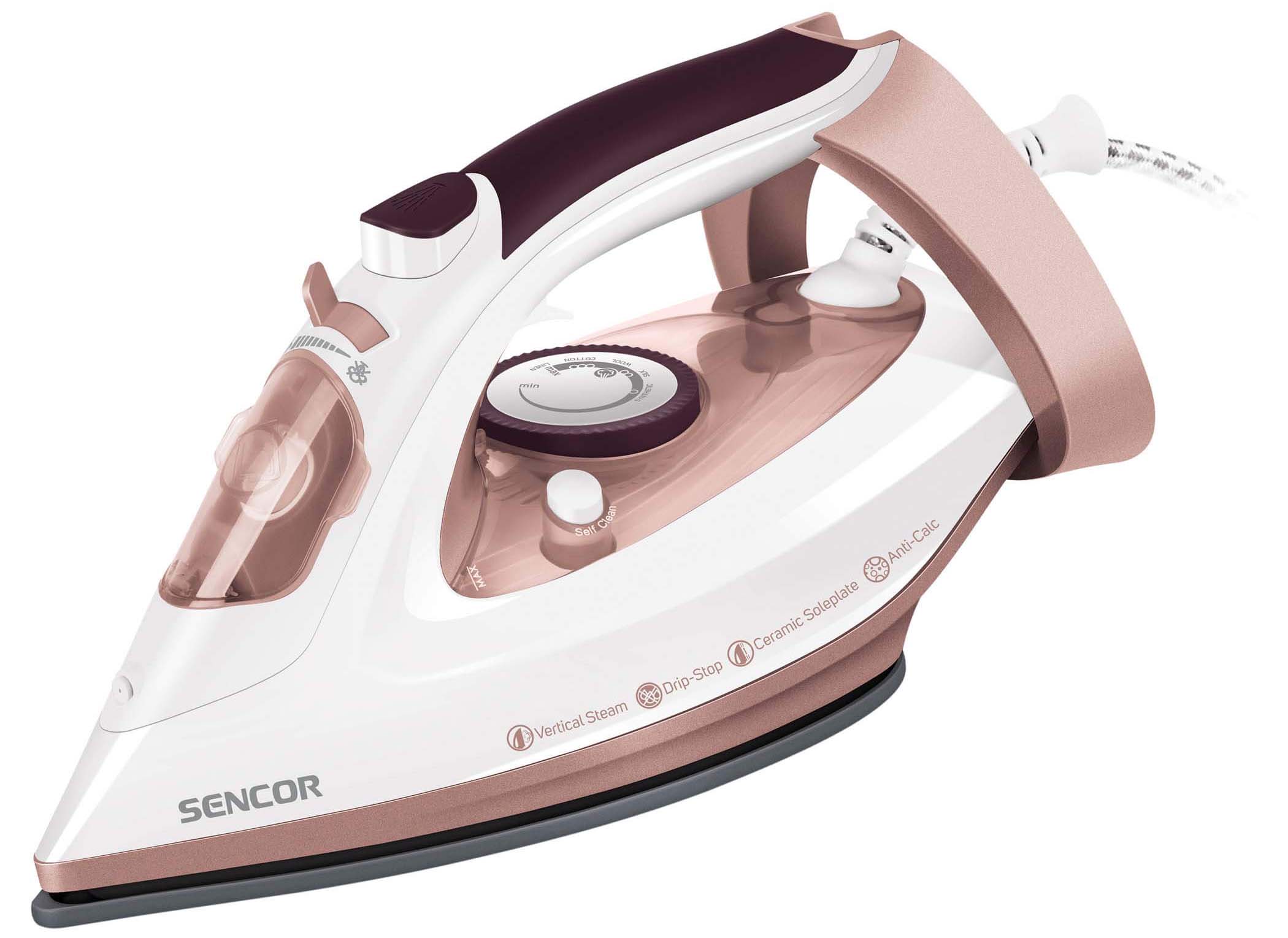 Праска Sencor SSI3520RS біла-золота