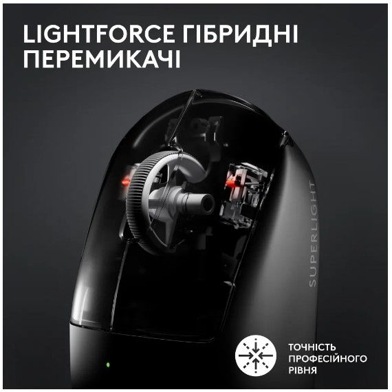 Миша Logitech G Pro X Superlight 2 Lightspeed White (910-006638)