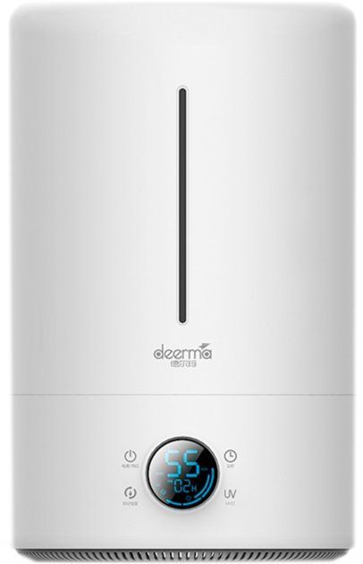 Зволожувач повітря Deerma Humidifier 5 л (Touch) with UV Lamp Sterilization White (Міжнародна версія) (DEM-F628S) Зволожувач повітря Deerma Humidifier 5 л (Touch) with UV Lamp Sterilization White (Міжнародна версія) (DEM-F628S)