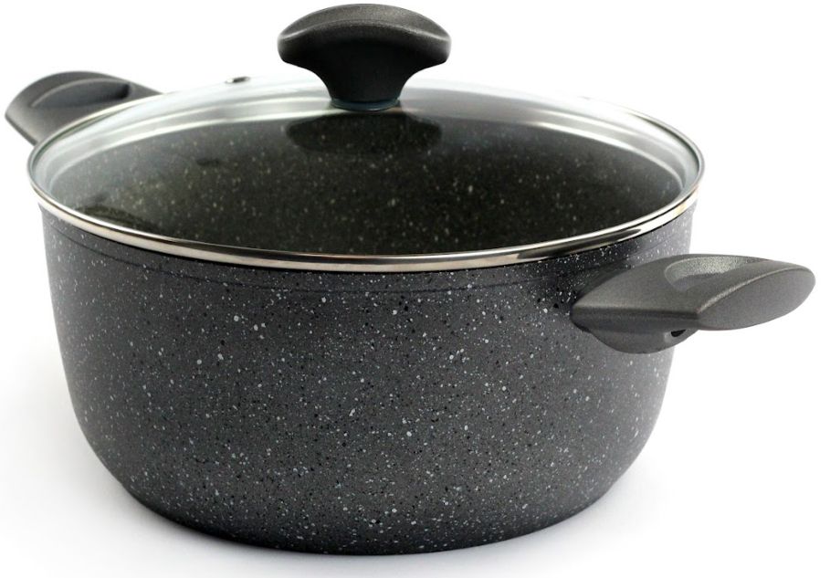 Каструля з кришкою TVS Mineralia Induction 24 см 4.5 л (BS480242910001C)