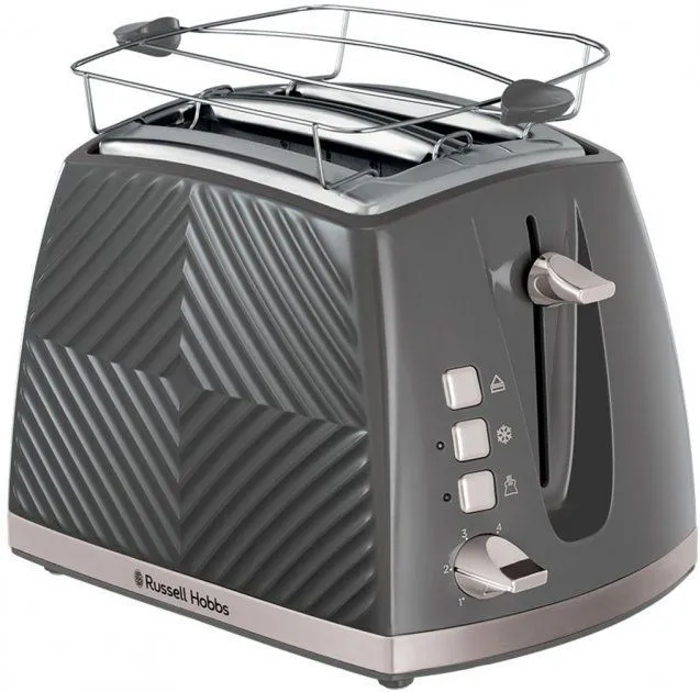 Тостер RUSSELL HOBBS Groove 2S Grey 26392-56