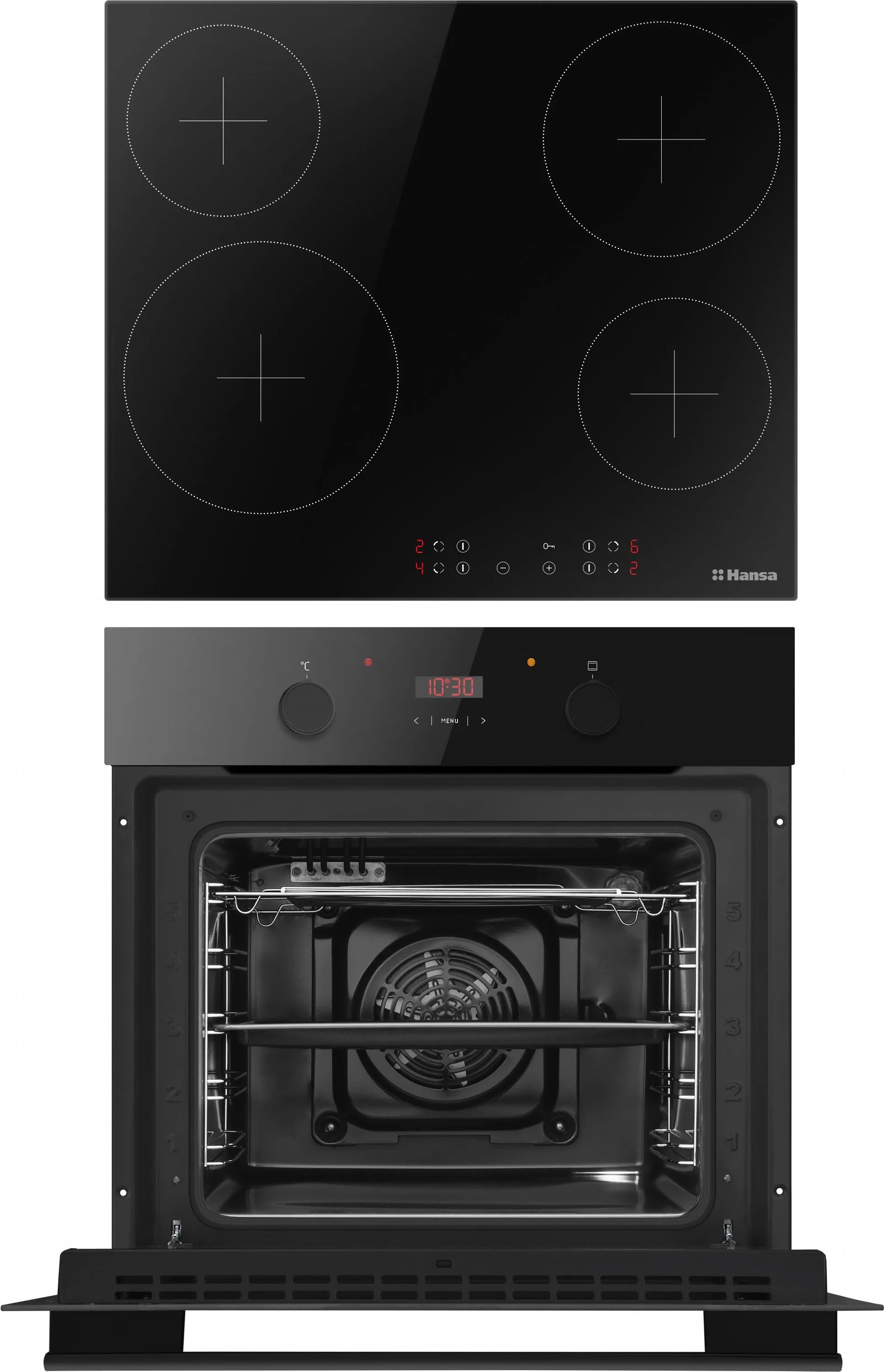 Духова шафа електрична Hansa FCCS68309 + Варильна поверхня електрична Hansa FCCS68309 (комплект)
