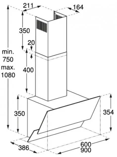 Витяжка Bosch DWK65AD30R