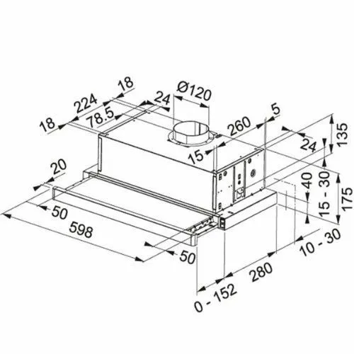 Витяжка FRANKE FTC 632 L GR/XS ( 315.0547.796 )