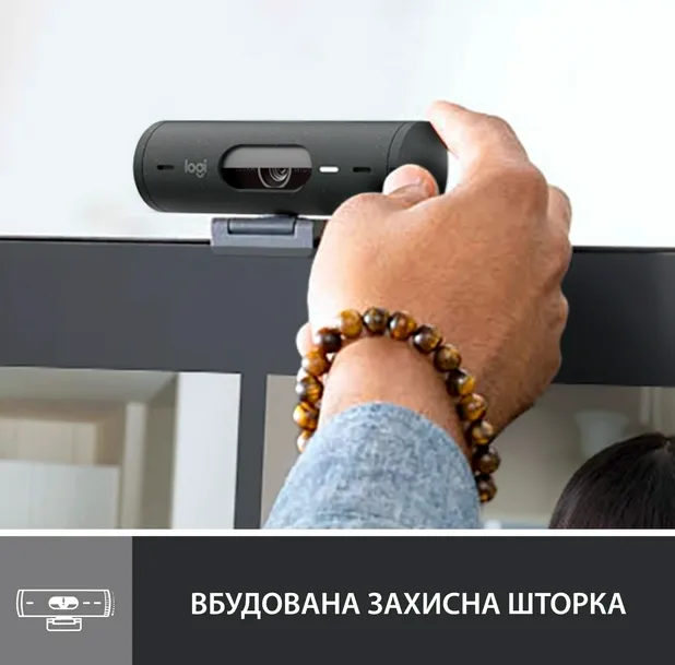 Веб-камера Logitech Brio 500 Graphite (960-001422)