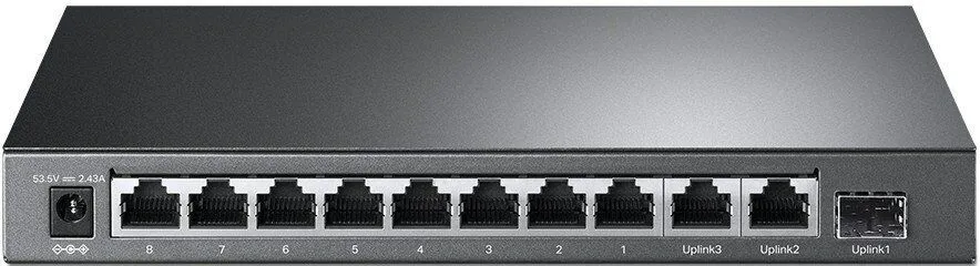 TP-Link Комутатор TL-SL1311MP 8x1FE/PoE+ 124W 2xGE 1xSFP