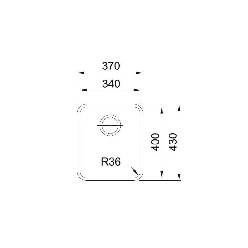 Кухонна мийка Franke Aton ANX 110-34 122.0204.647